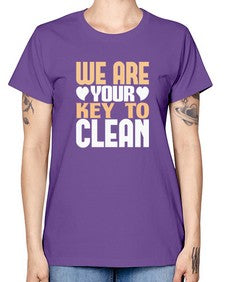 We are your key to clean Style 463# - cleaner -  Missy T-Shirt