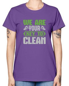We are your key to clean Style 464# - cleaner -  Missy T-Shirt
