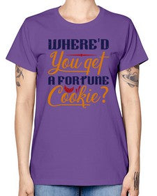 Whered you get that from a fortune cookie 165# - chess -  Missy T-Shirt