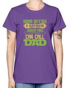 Who needs 266# - cartoon super hero -  Missy T-Shirt