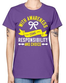 With awareness come responsibility and choice Style 5# - Self awareness -  Missy T-Shirt