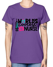 Worlds Coolest Nurse Style Style 1660# - nurse -  Missy T-Shirt