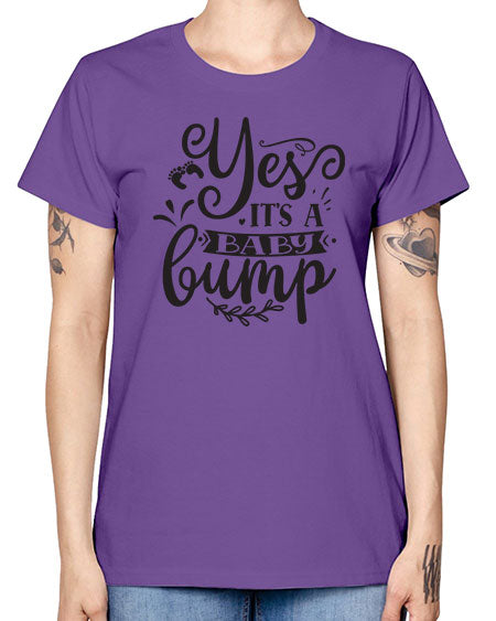 Yes it s a baby bump 476# - pregnancy -  Missy T-Shirt