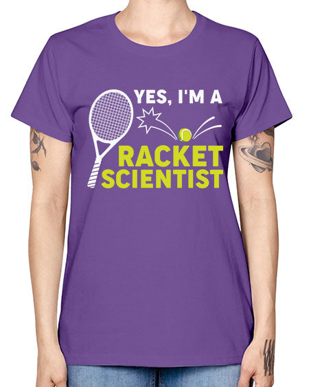 YesImARacketScientistScientistSkinite Scientist Skinite 1# - general science -  Missy T-Shirt