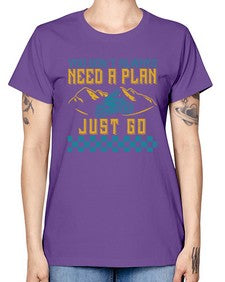 You dont always need a plan just go 82# - motorcycle -  Missy T-Shirt
