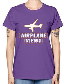 airplane views  5# - airplane -  Missy T-Shirt