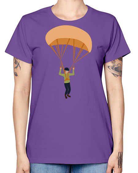all in one 13# - parachute -  Missy T-Shirt