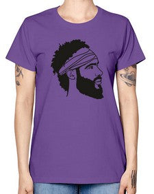 beardman 48# - black boys or men -  Missy T-Shirt