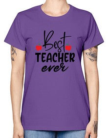 best teacher ever Style 80# - teacher -  Missy T-Shirt