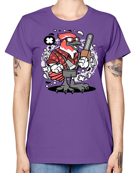 bird lumberjack 17# - birds -  Missy T-Shirt