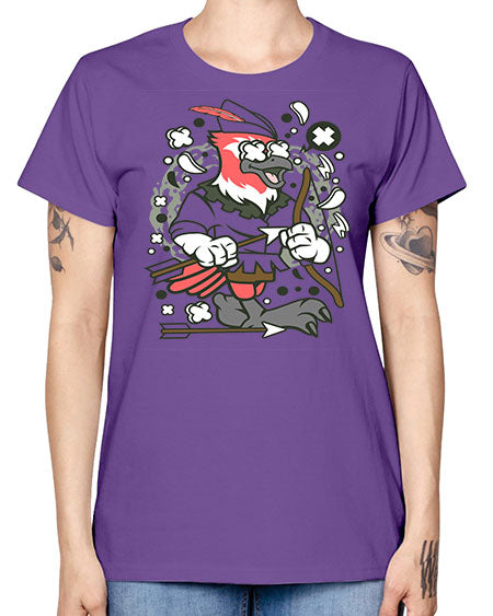 bird robin hood 25# - birds -  Missy T-Shirt