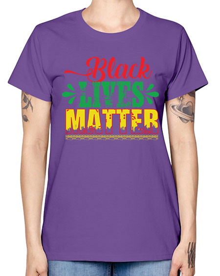 black lives matter 7# - black words and phrases -  Missy T-Shirt