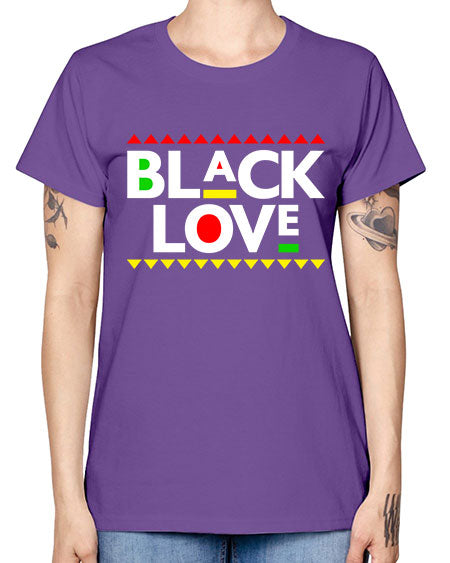 black love 228# - black words and phrases -  Missy T-Shirt