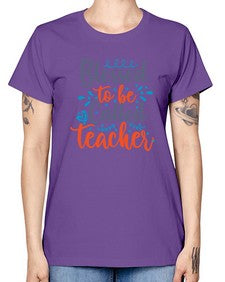 blessed to be called teacherr 635# - teacher -  Missy T-Shirt