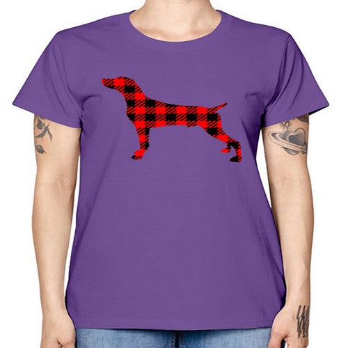 buffalo plaid beagle 63# - dogs -  Missy T-Shirt
