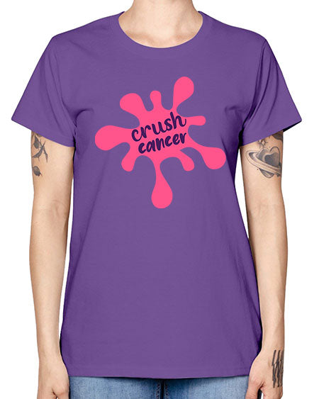 crush cancer Style 18# - breast cancer -  Missy T-Shirt