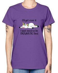 dramatic unicorn 96# - unicorn -  Missy T-Shirt
