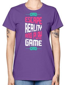 escape reality and play 80# - video games -  Missy T-Shirt