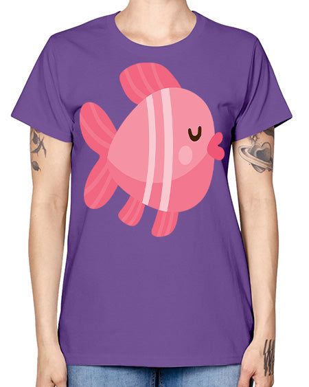fish 53# - shark-fish -  Missy T-Shirt