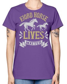 fjord horse lives matter Style 54# - horse -  Missy T-Shirt
