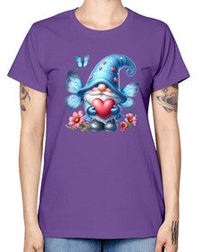 gnome with butterfly 01# - gnome -  Missy T-Shirt