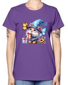 gnome with butterfly 03# - gnome -  Missy T-Shirt