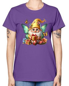 gnome with butterfly 07# - gnome -  Missy T-Shirt