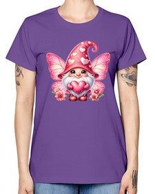 gnome with butterfly 08# - gnome -  Missy T-Shirt