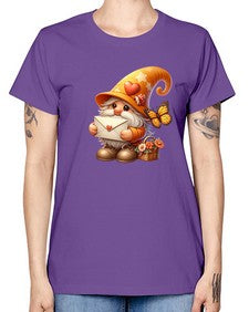 gnome with butterfly 09# - gnome -  Missy T-Shirt