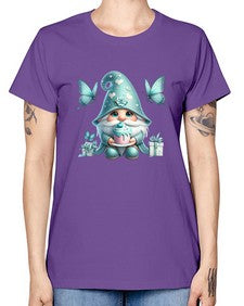 gnome with butterfly 10# - gnome -  Missy T-Shirt