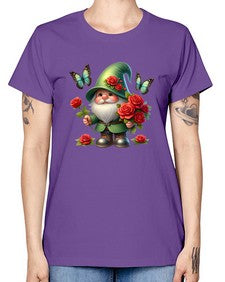 gnome with butterfly 11# - gnome -  Missy T-Shirt
