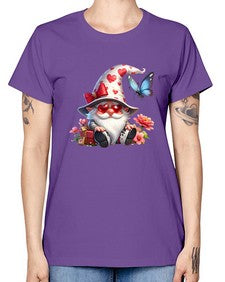 gnome with butterfly 13# - gnome -  Missy T-Shirt