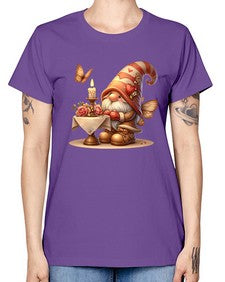 gnome with butterfly 21# - gnome -  Missy T-Shirt
