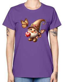 gnome with butterfly 22# - gnome -  Missy T-Shirt