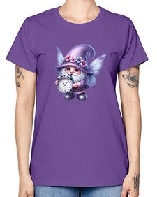 gnome with butterfly 23# - gnome -  Missy T-Shirt