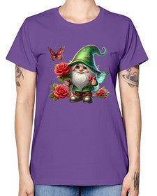 gnome with butterfly 26# - gnome -  Missy T-Shirt