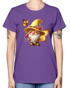 gnome with butterfly 27# - gnome -  Missy T-Shirt