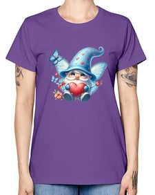 gnome with butterfly 28# - gnome -  Missy T-Shirt