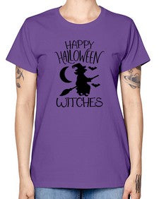 happy halloween witches 35# - witch -  Missy T-Shirt