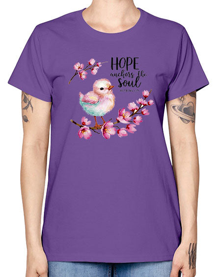 hope anchors the soul 41# - birds -  Missy T-Shirt