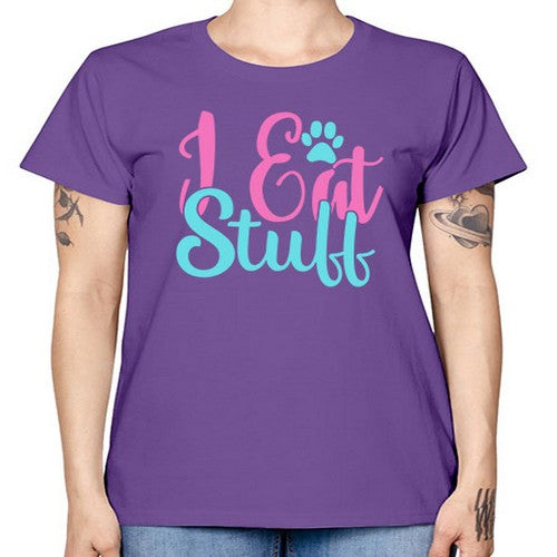 i eat stuff Style 82# - dogs -  Missy T-Shirt