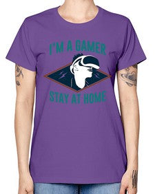 im gamer stay at home 119# - video games -  Missy T-Shirt