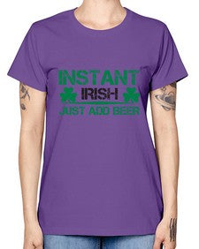 instant irish just add beer 1209# - beer -  Missy T-Shirt