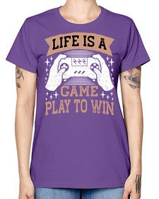 is a game play to win 28# - video games -  Missy T-Shirt