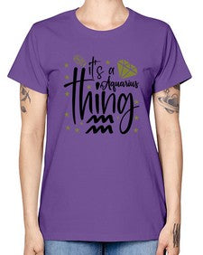 its a Aquarius thing 263# - aquarius -  Missy T-Shirt