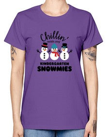 kindergarten snowmies 434# - kindergarten -  Missy T-Shirt