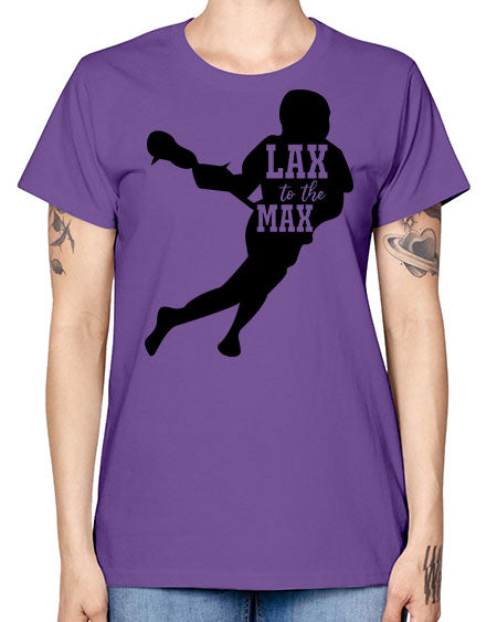 lax to the max 2# - lacrosse -  Missy T-Shirt