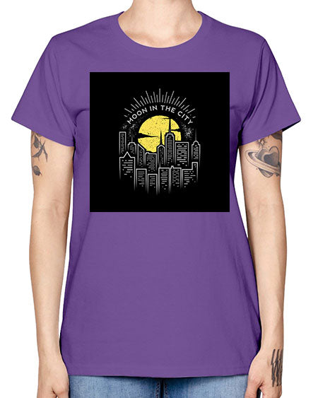 mooninthecity 2# - moon -  Missy T-Shirt