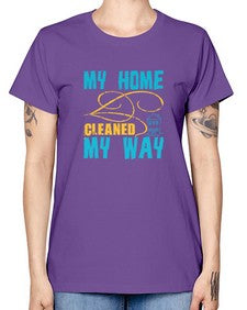 my home cleaned my way Style 293# - cleaner -  Missy T-Shirt