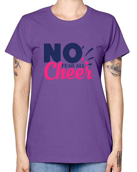 no fear all cheer 1728# - cheer -  Missy T-Shirt
